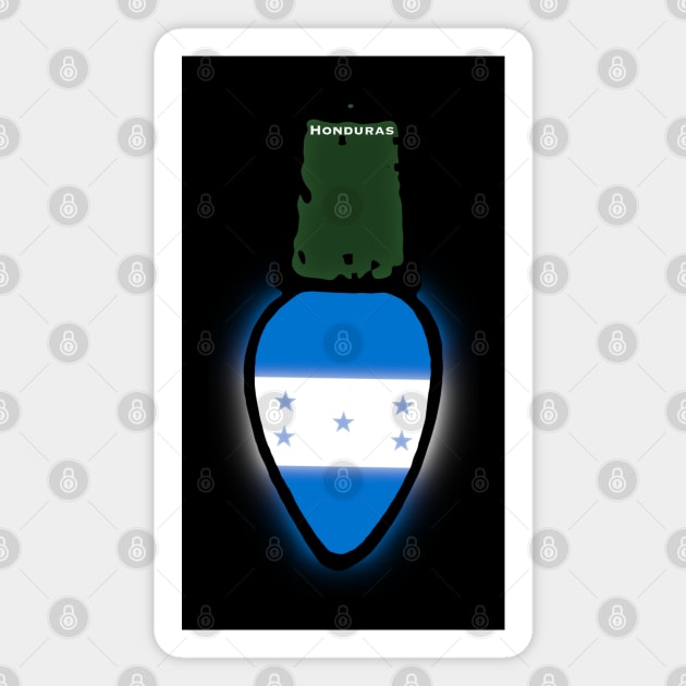 Honduras Flag Christmas Light Magnet by SoLunAgua